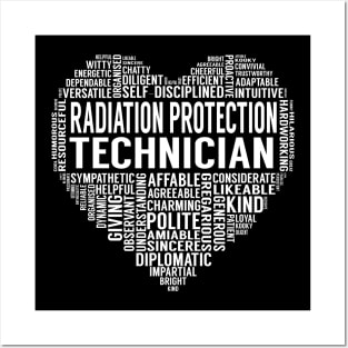 Radiation Protection Technician Heart Posters and Art